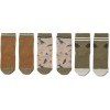 Set van 3 kousjes met print - Silas cotton socks 3-pack dino dark sandy mix